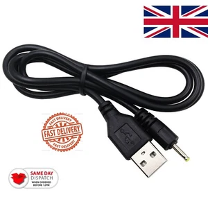 USB 2.5mm 0.7mm Barrel Jack Plug Male DC Power Charger Cable 5v - Picture 1 of 2