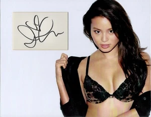 JAMIE CHUNG SIGNED SMALL SEXY PHOTO MOUNT - Picture 1 of 1