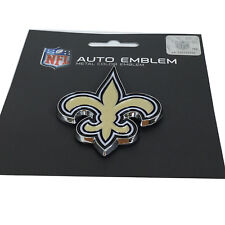 New NFL New Orleans Saints Auto Car Truck Heavy Duty Metal Color Emblem