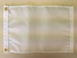 Mahlzeit Abendessen weiß Indoor Outdoor Nylon Wand Boot Flagge Ösen 10" x 15" - Bild 1 von 1