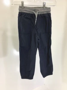 OSHKOSH B'GOSH BOYS PULL ON PANTS NAVY/GRAY SZ 4 NWT - Picture 1 of 7