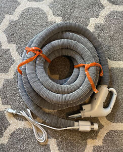 30' 120Volt Electric W/Sock Universal ￼central vacuum hose Vacuflo Beam MD