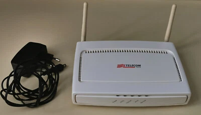 TELECOM ITALIA - Pirelli Broadband Solutions -  ADSL2+WIFI N - MODEM ROUTER - Immagine 1 di 4