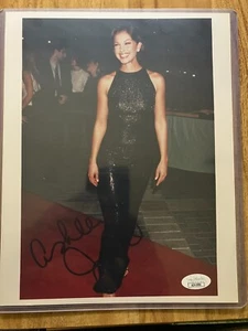 Ashley Judd signiert 8x10 roter Teppich Spaziergang JSA COA - Bild 1 von 2