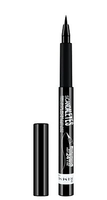Rimmel London Scandaleyes Thick & Thin Eyeliner, Waterproof,  001, Black, 0.04oz - Image 1 of 4