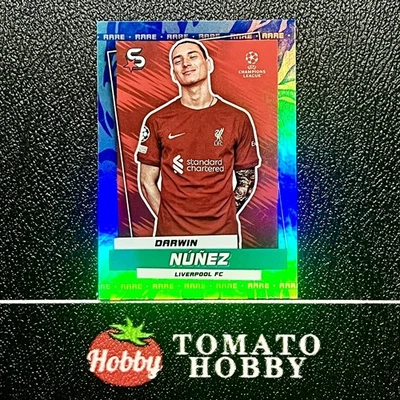 TOPPS SUPERSTARS UEFA 2022-23 DARWIN NUNEZ ICE REFRACTOR LIVERPOOL - Image 1 of 2