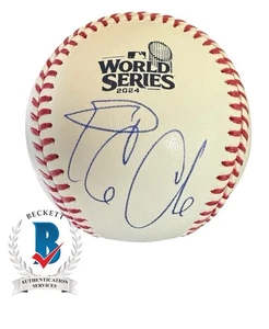 ICE CUBE SIGNED ROMLB 2024 WORLD SERIES BASEBALL BECKETT COA HOLOGRAM BR88849 - Picture 1 of 2