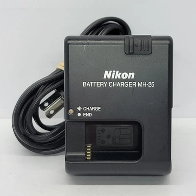 Cargador de batería Nikon MH-25 OEM para D750 D800 D810 D7500 D7200 D7100 D7000 Foto 1 de 4