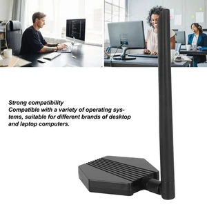 USB External Antenna 300Mbp Plug And Play Computer Antenna Dual Band 2.4G 5G - Picture 1 of 12