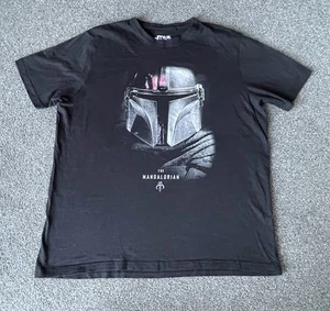 NEXT The Mandalorian Star Wars kurzärmliges grafisches Herren-T-Shirt UK Large - Bild 1 von 5