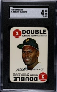 Tarjeta de juego 1968 Topps Roberto Clemente Pittsburgh Pirates SGC 4 VGEX #6 - Imagen 1 de 2