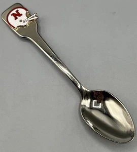 Nebraska Huskers Collector’s Spoon Teaspoon Football Mancave Sport Cafe - Picture 1 of 7