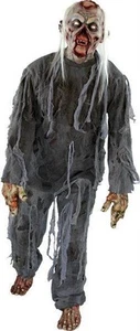 MASK WITH COSTUME ROTTING ZOMBIE EXCELLENT DETAIL - Picture 1 of 1