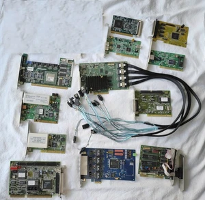 set of computer parts, isa controller,SCSI Port Cards, Lan,IEEE1394, not tested - Picture 1 of 21