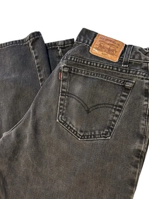Vintage Levi’s 545 Jeans Black Denim Size W34 X L32 - Image 1 of 4
