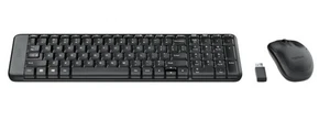 Logitech MK220, Kabelloses Set mit Tastatur und Maus, Spanisches QWERTY-Layout - Picture 1 of 1