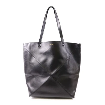 *15% DE DESCUENTO* Bolso de Mano Plegable Puzzle LOEWE XL Cuero de Becerro Negro Foto 1 de 4
