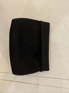 Skims Neoprene Pouch Small Makeup Bag  With Embossed Skims Logo Black - Picture 1 of 4