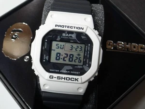 A Bathing Ape x Casio G-Shock DW-5600 Speed White Japan Limited Edition 1000 Stück - Bild 1 von 10