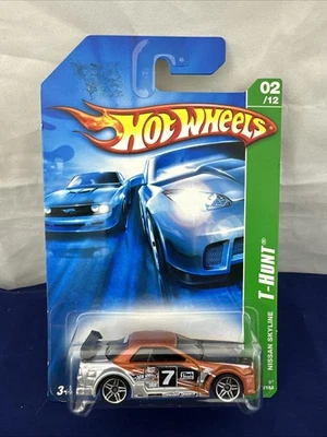 Hot Wheels Treasure Hunt - Nissan Skyline - 2007 - plata/oro - nuevo/tarjeta B192 Foto 1 de 4