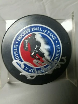 Bill Barber Salón de la Fama del Hockey Philadelphia Flyers disco firmado + certificado de autenticidad  Foto 1 de 2