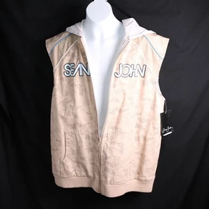 SEAN JOHN BOYS REVERSIBLE SLEEVELESS VEST/ JACKET WITH HOOD MED 12/14 NWT - Picture 1 of 5