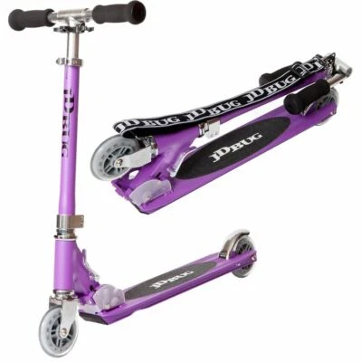 JD Bug Original Street Matt Purple MS130B Foldable Scooter - Image 1 of 3