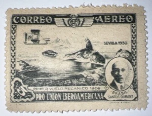 Travelstamps: 1930 Spain Air Mail Stamps Scott #C50 5c Mint MOGH - Picture 1 of 6