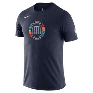 Philadelphia 76ers Nike City Edition Essential Logo T-Shirt Men's 2022 NBA New - Picture 1 of 3