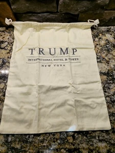 Laundry Bag Drawstring Trump International Hotel & Tower Embroidered NEW - Picture 1 of 5