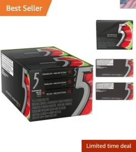 Portable Wrigley 5 Prism Watermelon Gum, 150 Sugar-Free Chew Sticks in 10ct - Picture 1 of 13