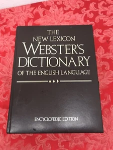 The New Webster Encyclopedic Dictionary of the English Language 1989 Good - Picture 1 of 12