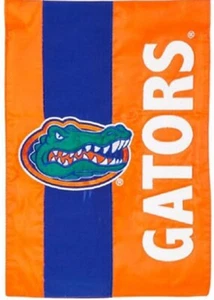 Florida Gators 12.5 x 18 Inch Double Sided Embossed Suede Garden Flag - Picture 1 of 1