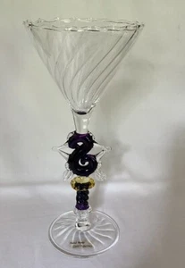 Preciosa copa de cóctel única soplada a mano de Murano - Imagen 1 de 1