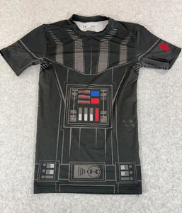 Camicia Under Armour Uomo Small Star Wars Compressione Heat Gear Activewear Top - Foto 1 di 7