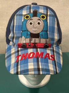 Thomas & Friends Blue Plaid Youth Baseball Cap Hat Adjustable OSFM - Picture 1 of 9