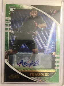 2020 Absolute Auto Rookies Green Wave ROSS BLACKLOCK #189 - 11/25 - Picture 1 of 2