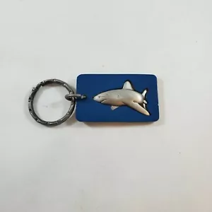 Adventure Aquarium 2 Piece Shark Metal Keychain Camden NJ Souvenir  - Picture 1 of 9