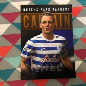 Clint Hill Queens Park Rangers 5/10 made 2014/15 Topps Premier Gold 5x7 BLACK - Picture 1 of 2