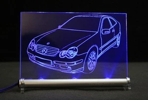 Placa luminosa LED - grabada es C Sportcoupe CL203 Facelift grabado de coche - Imagen 1 de 1