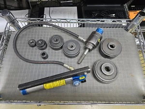 Current Tools Hydraulic Knockout Set Model 154 PM 1” To 4” Set mismatched parts - Picture 1 of 24