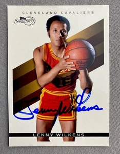 LENNY WILKENS AUTOGRAPH 2008-09 TOPPS SIGNATURE BASKETBALL #'d 2069/2325 - Picture 1 of 2