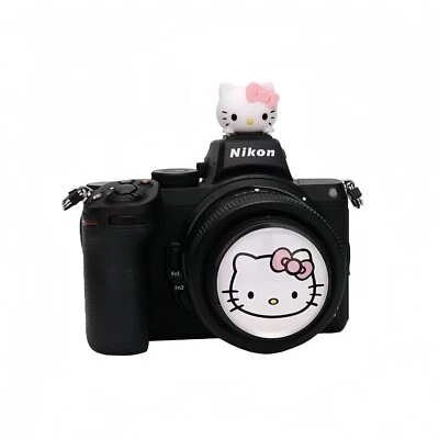Cartoon pattern camera lens caps Hot shoe For Nikon Canon Sony Fujifilm Ricoh - Image 1 of 4
