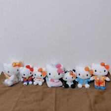 Sanrio Hello Kitty Plush Mascot Not for sale Various Set Lot of 7 Bulk Goods