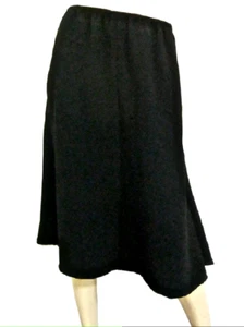 NWT $99 Nurture Skirt SMALL Black A-Line Mid Calf Elastic Waistband - Picture 1 of 5