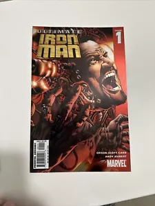 ULTIMATE IRON MAN #1 * COVER IN LAMINA* MARVEL ORSON SCOTT CARD * ANDY KUBERT IN PERFETTE CONDIZIONI/NM - Foto 1 di 2