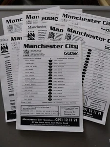 MANCHESTER CITY RESERVES v ROTHERHAM UNITED RESERVES 1996/7 - Picture 1 of 1