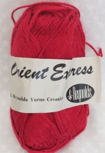 Reynolds Yarn Orient Express 53% Acrylic 47% Silk 115y 30g 1oz Redish #31 - Picture 1 of 3