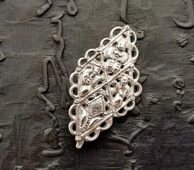 Ornamento chinês antigo ou vintage de cabelo ou faixa, 4,9 gramas, 2 polegadas  - Imagem 1 de 4