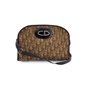Auténtico Bolso de Hombro Christian Dior Vintage Marrón Oblicuo Monograma Lona - Imagen 1 de 10